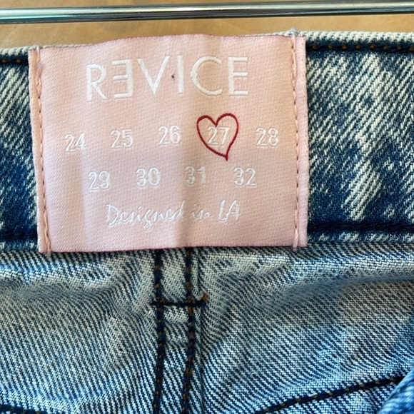 Revice Ex-Boyfriend Jeans Player One Wash Distressed Straight Leg Size 27 NWT - Picture 6 of 9